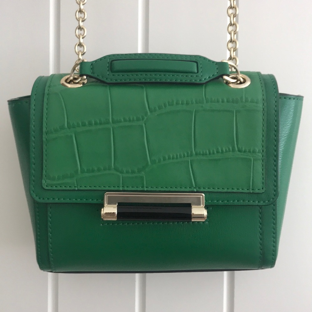Diane Von Furstenberg Croc- Embossed bag